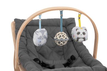 Tinycare Wooden ahşap oyuncaklı ana kucağı ana dizi Gri