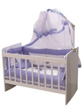 Tinycare  Ahşap Beşik 50x90 cm Beyaz
