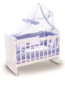 Tinycare  Ahşap Beşik 50x90 cm Beyaz